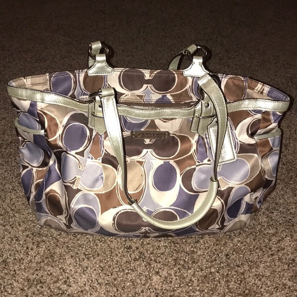 Coach Handbags - Satin Coach purse
